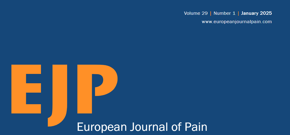 European Journal of Pain: online il numero di gennaio 2025