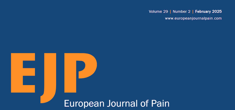 European Journal of Pain: online il numero di febbraio 2025